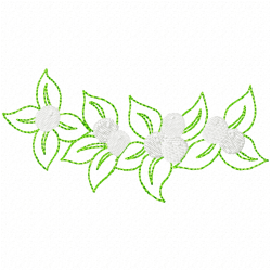 Flowers And Tree Embroidery Design 11 Flowers And Tree Embroidery Design 11